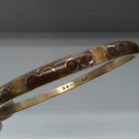 Vintage Cloisonne Bangle - Picture 2 of 4